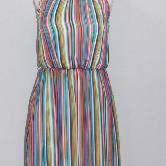 Multi Color Stripe Dress - Picture 6 of 15